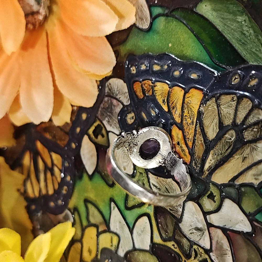 Amethyst Gemstone Ring - Size 8 - image 4